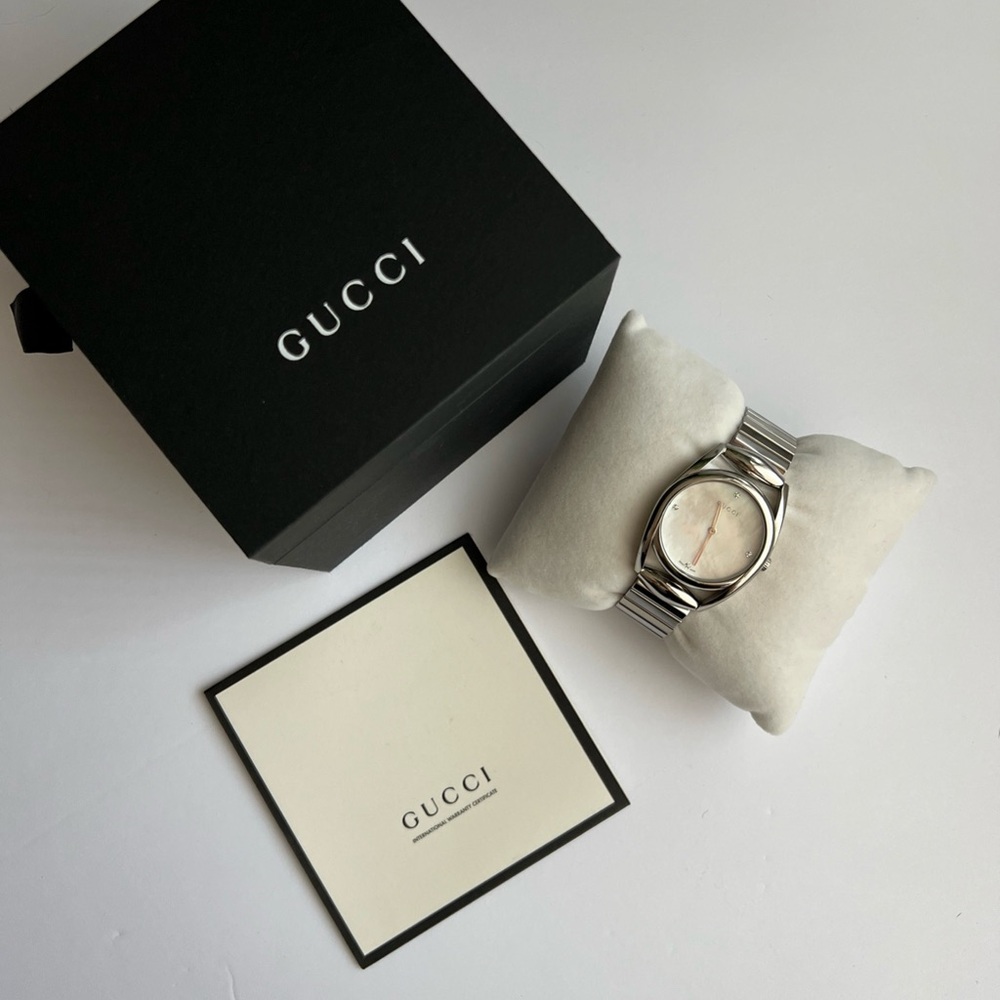 Gucci Silver Timepiece